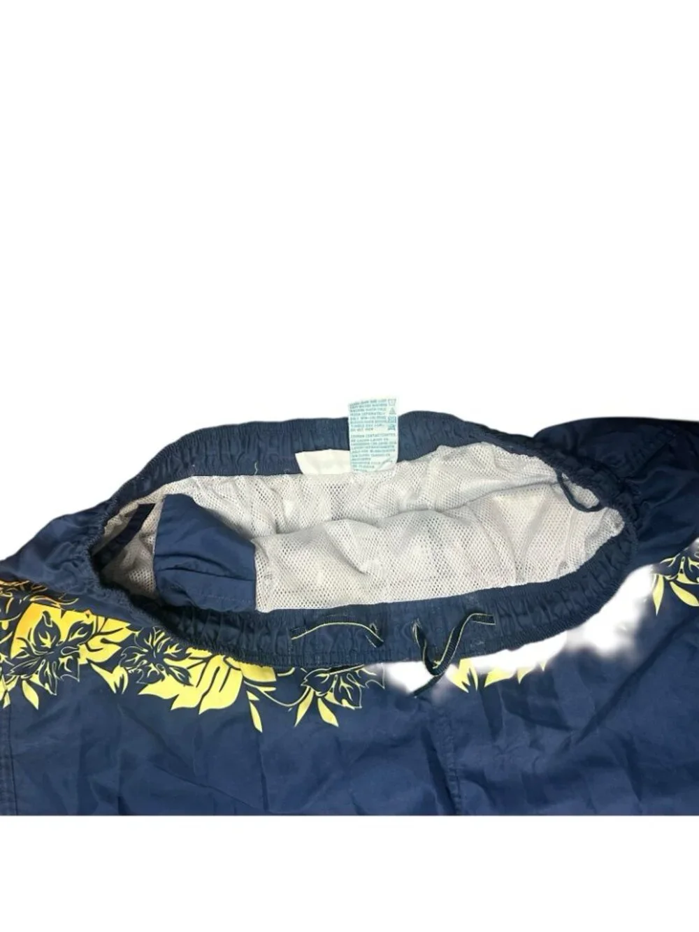 Vintage Sand N‎ Sun Men’s XL Blue Floral Swim Trunks